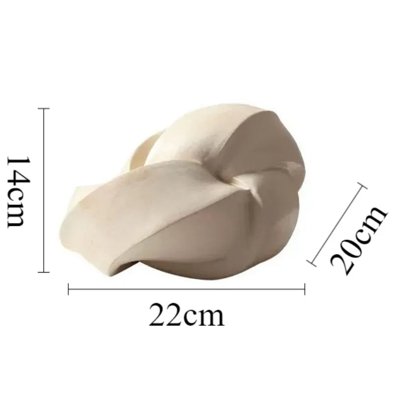 Twisted Sculptures Geometric Sculpture Modern Creative Interior Ornaments Aesthetic Luxury Art Desk Accessories Home Decorations